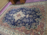 Large Wool Rug All-over Floral Design - 348cm x255cm