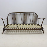 Iconic mid-century Ercol Windsor 3-seater sofa frame in solid beech