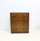 Art Deco 4 Drawer Chest Of Drawers