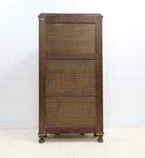Vintage Old Charm style Linen Fold Oak Single Wardrobe