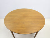 Nathan Teak Mid Century Round Space Saving Dining Table