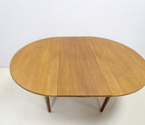 Nathan Teak Mid Century Round Space Saving Dining Table