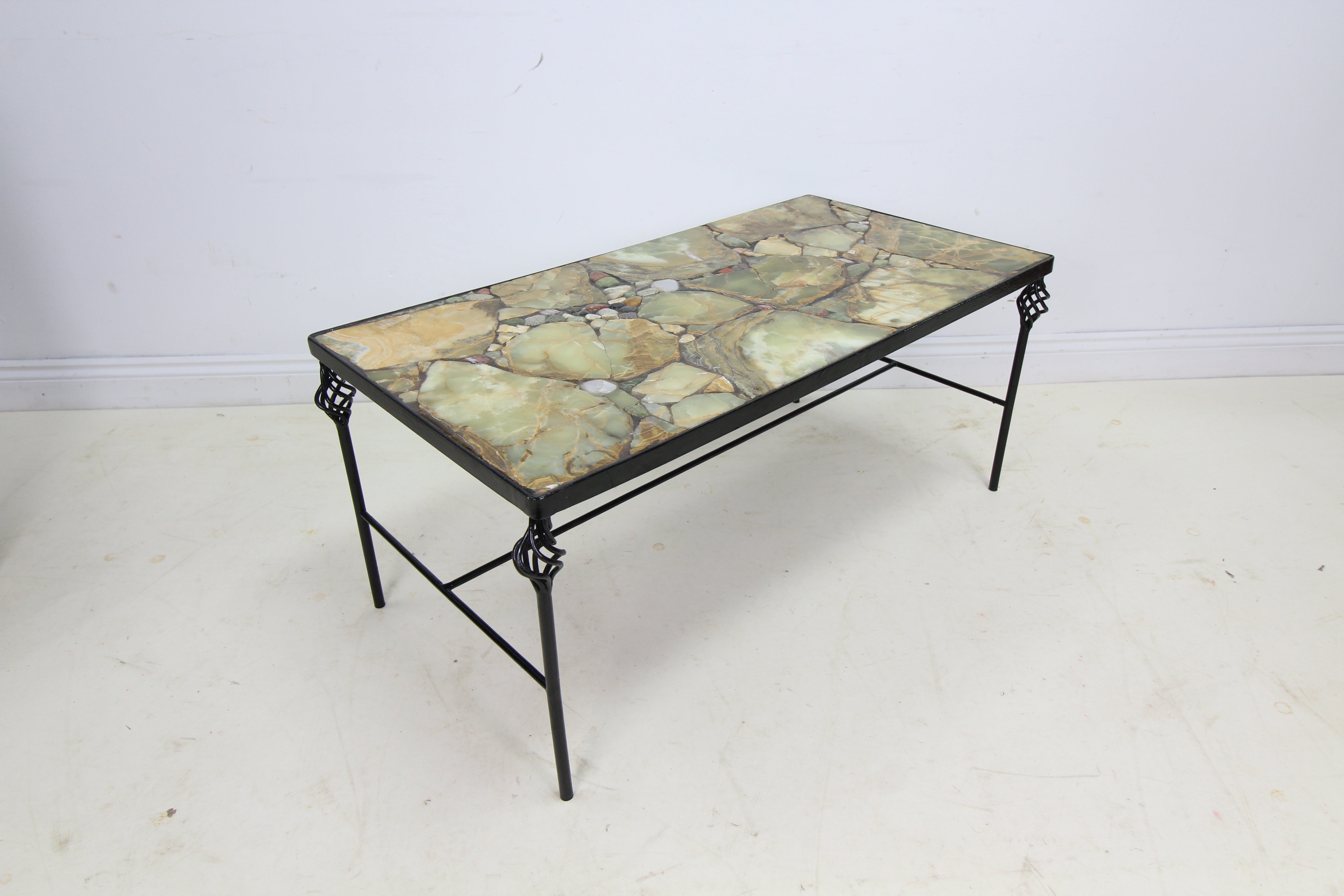 Modern Stone Top Coffee Table