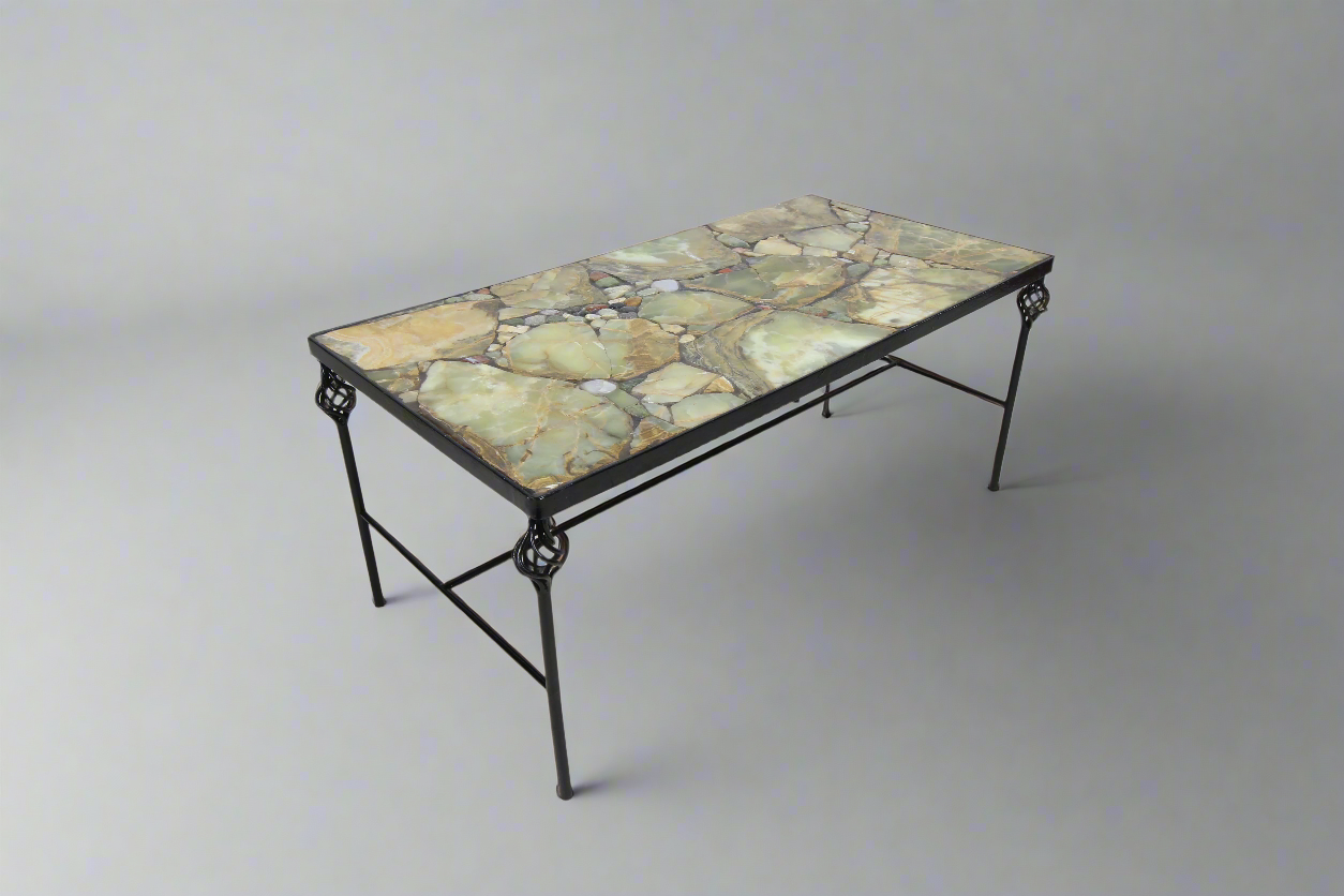 Modern Stone Top Coffee Table