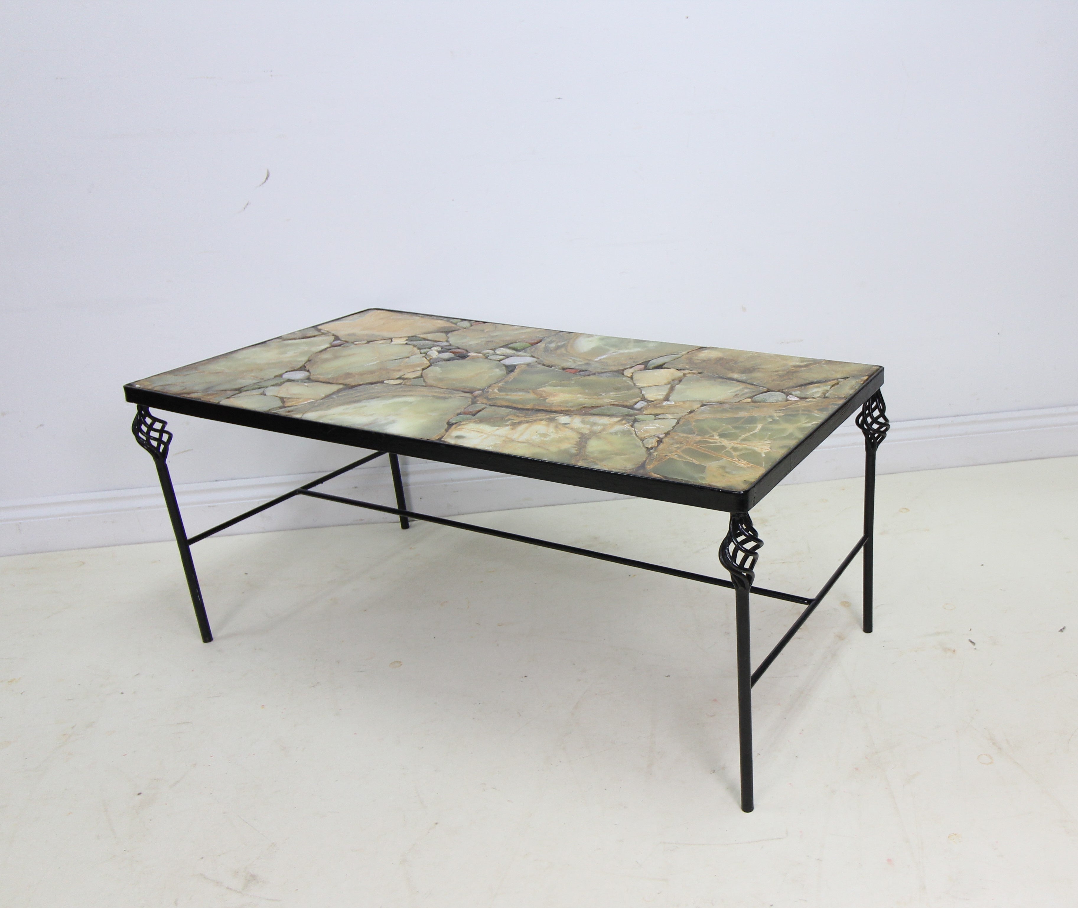 Modern Stone Top Coffee Table