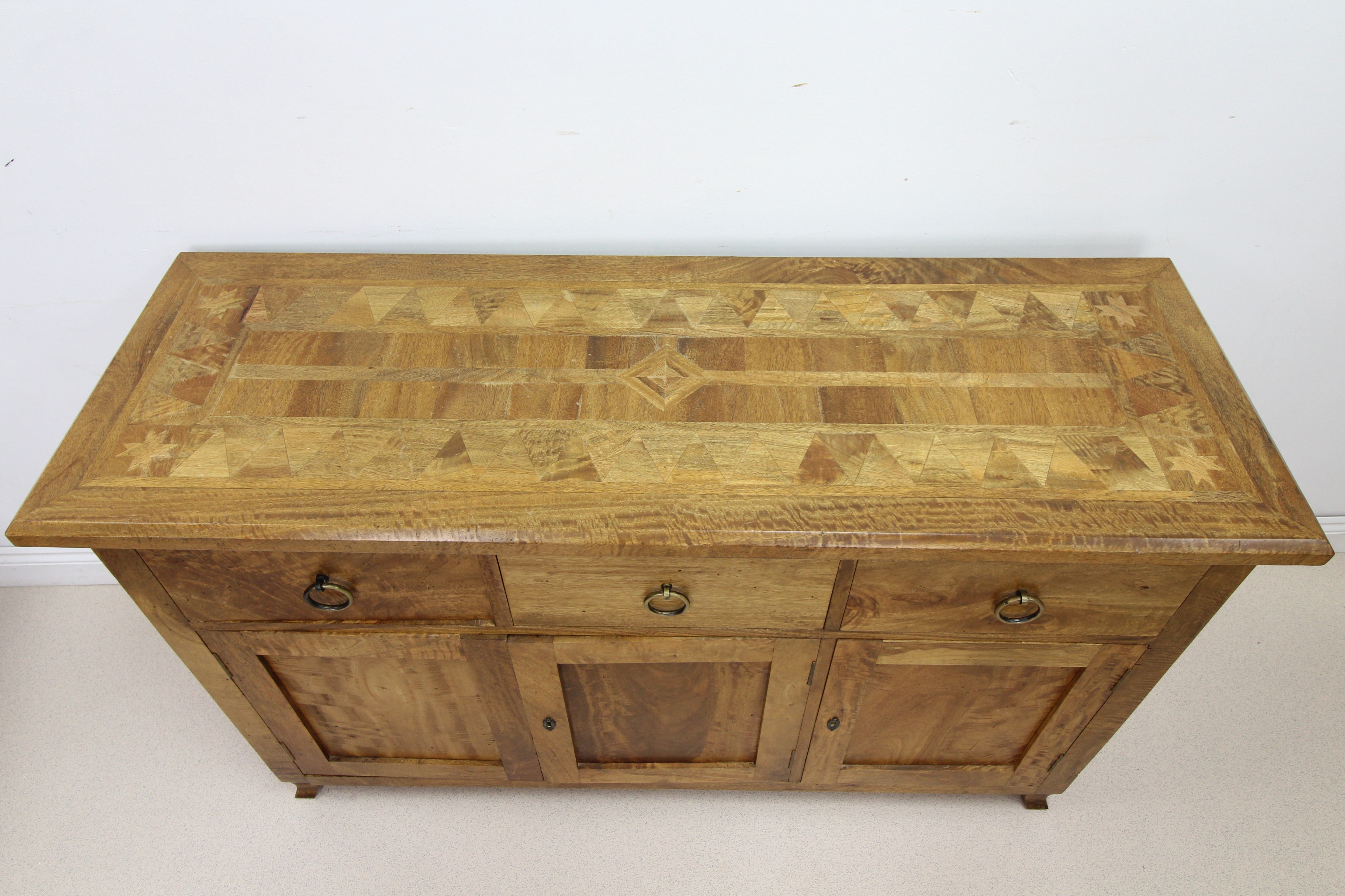 Continental Solid Mango Wood Sideboard – Stylish & Sturdy