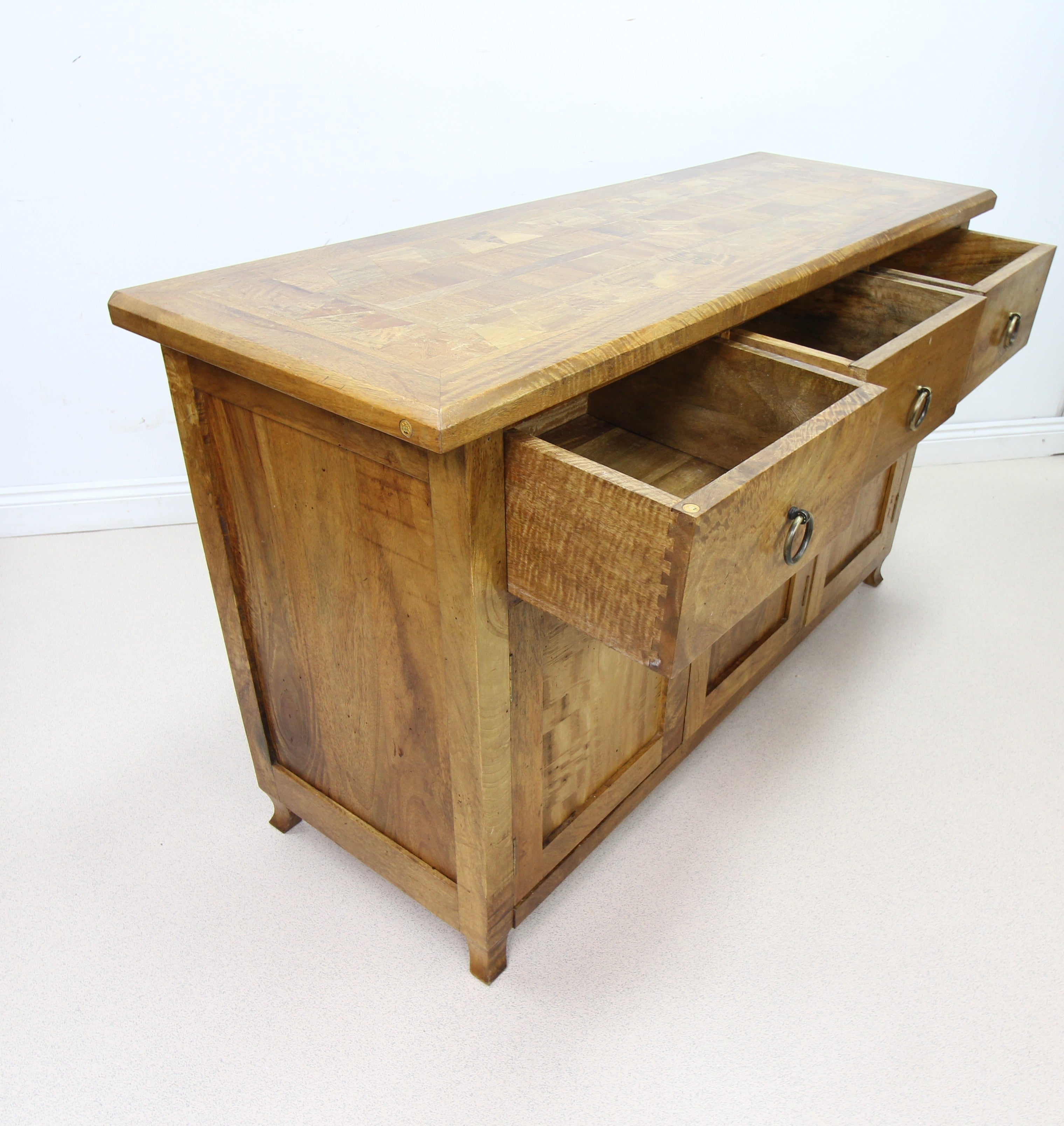 Continental Solid Mango Wood Sideboard – Stylish & Sturdy