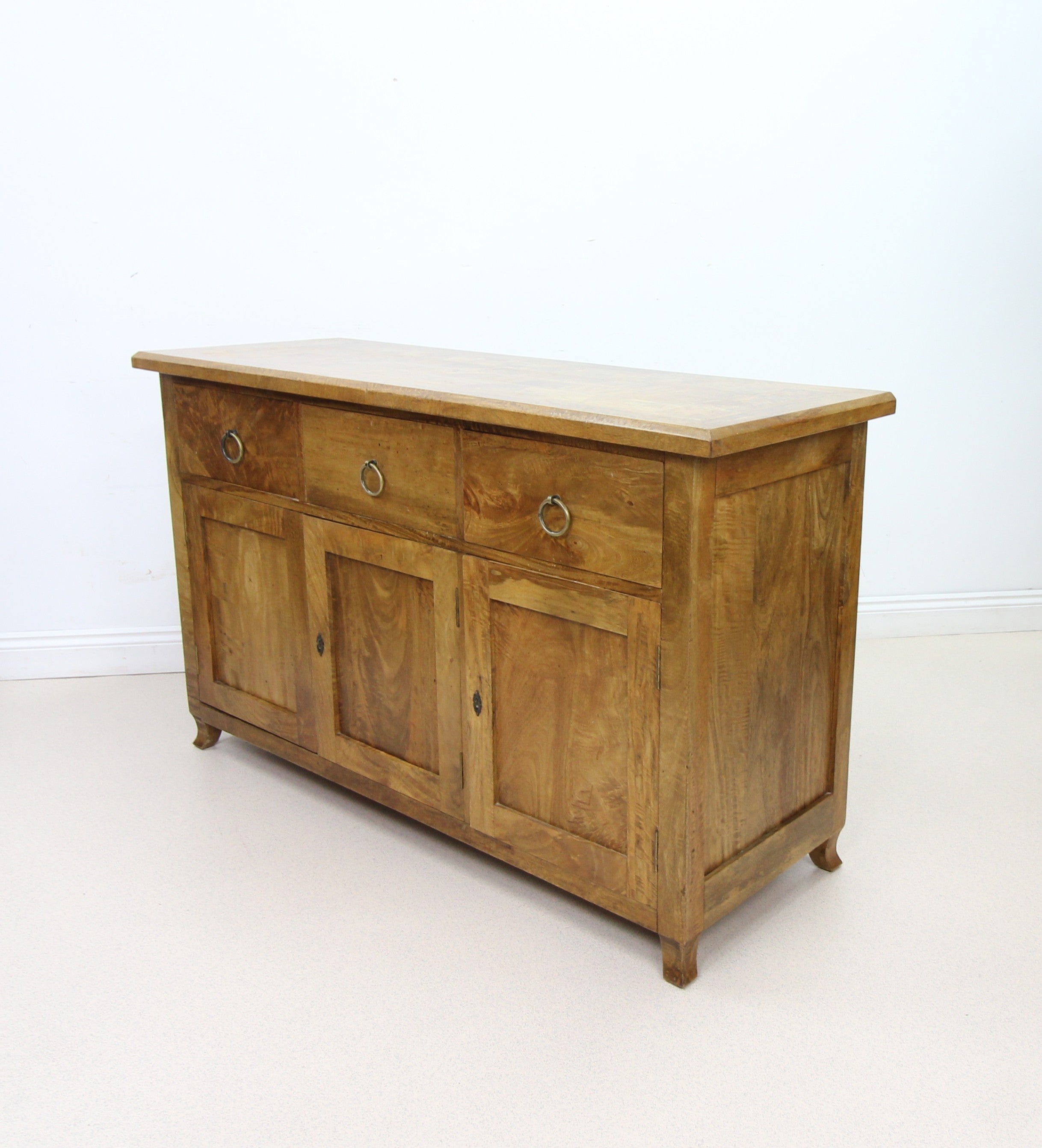 Continental Solid Mango Wood Sideboard – Stylish & Sturdy