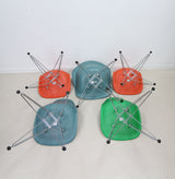 Set Of 5 Eames Eiffel Tower Base Chairs By Vitra