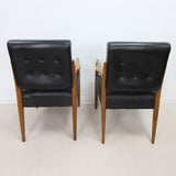 Pair of Danish Style Leather Chairs - Project?