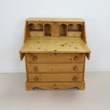 Elegant Solid Pine Writing Bureau - Lockable