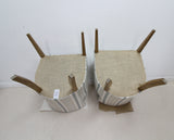 Elegant Pair of Modern Upholstered Tub Chairs Armchairs