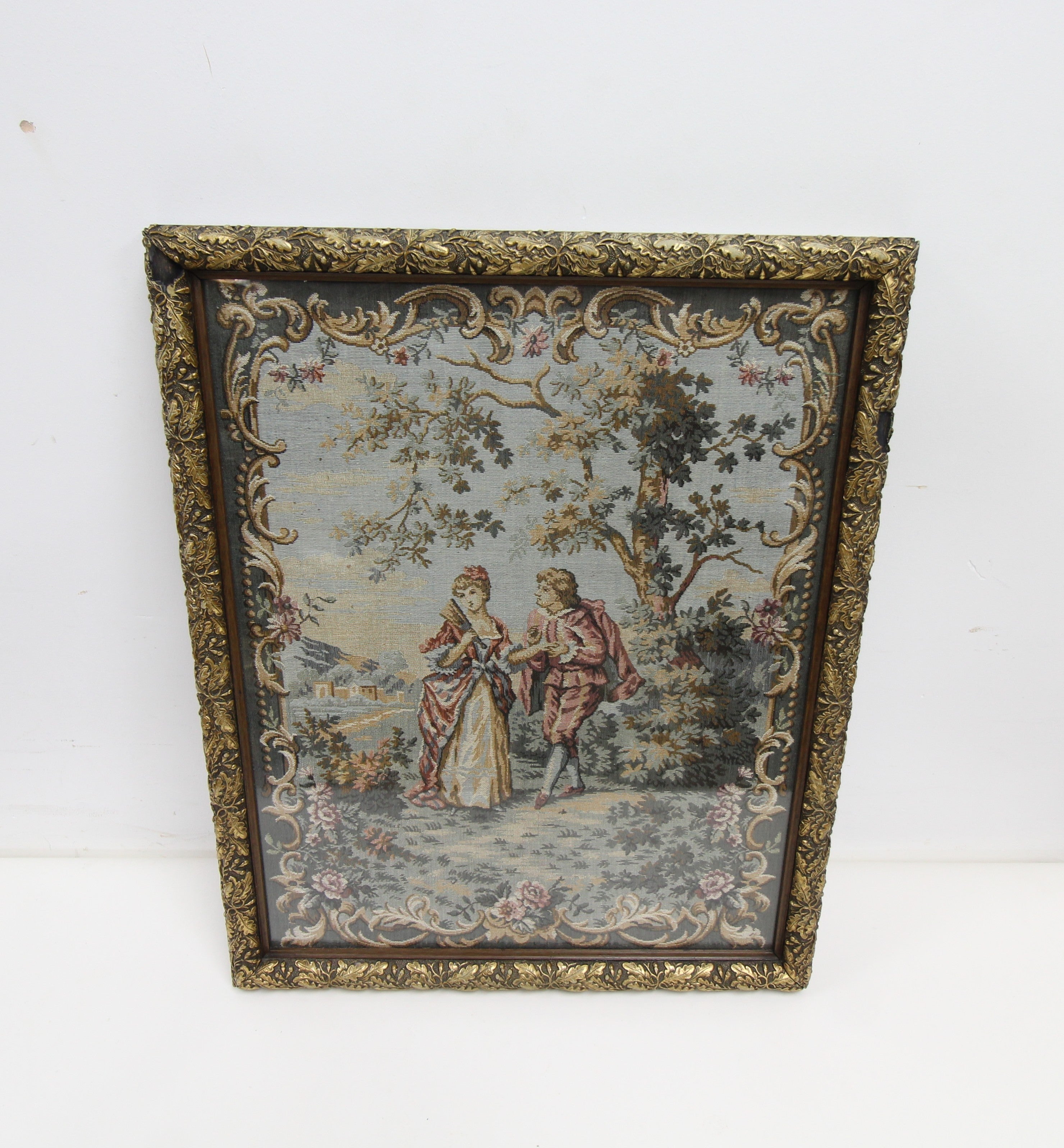 Glass Framed Tapestry Picture