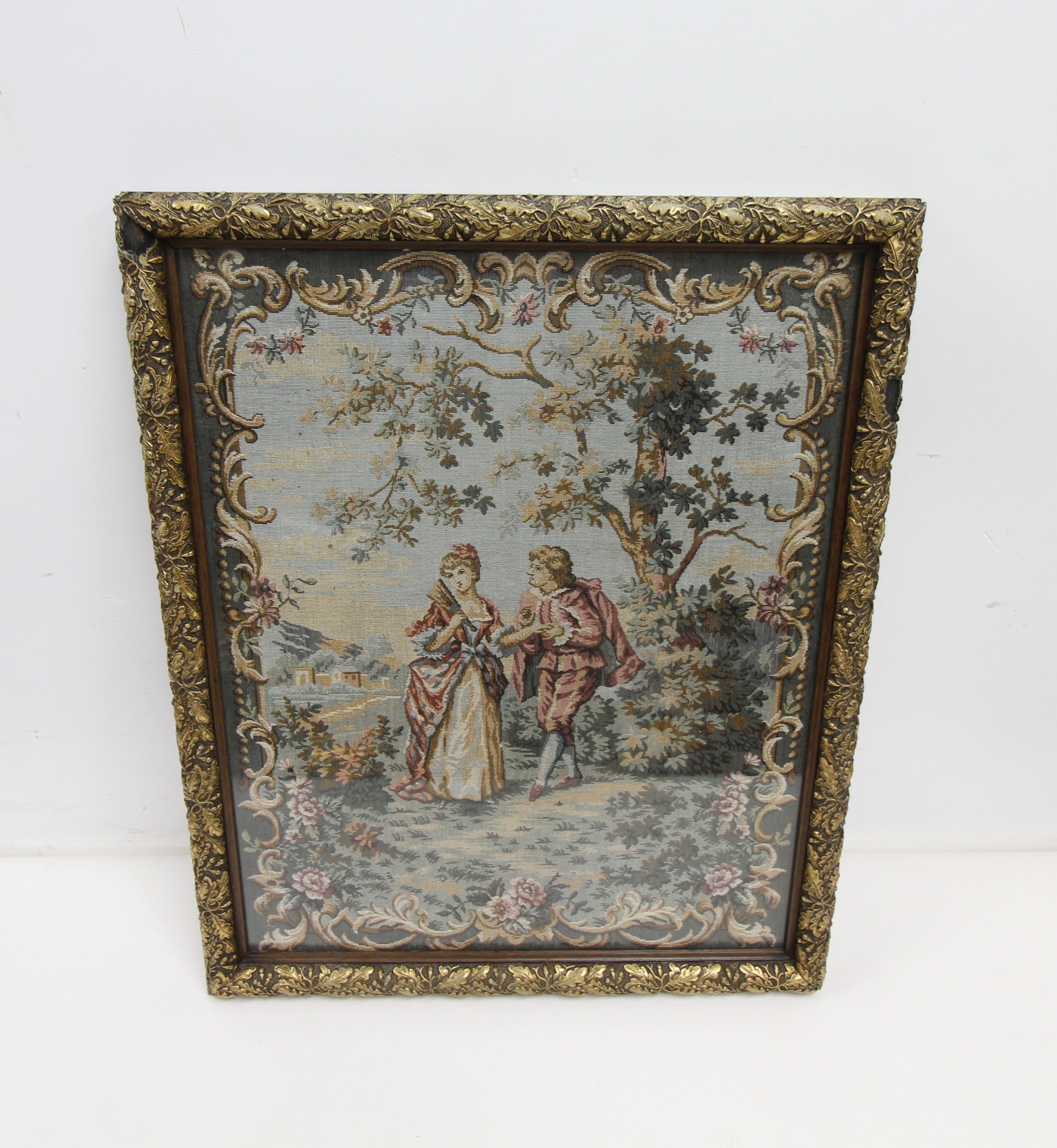 Glass Framed Tapestry Picture