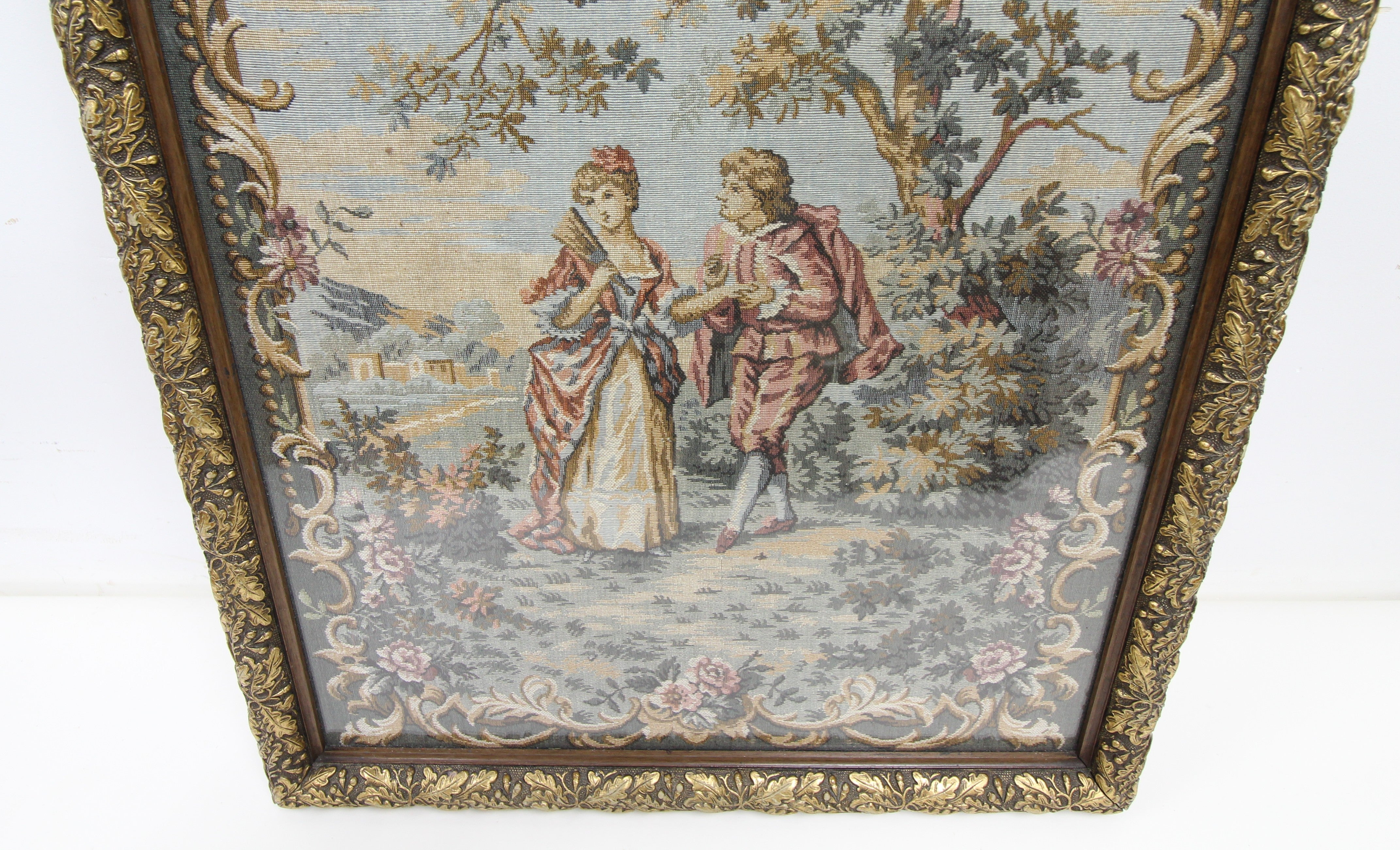 Glass Framed Tapestry Picture