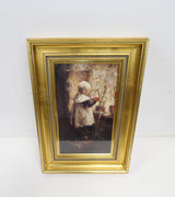 Framed Print of 'The Geranium' By Robert Gemmell Hutchison