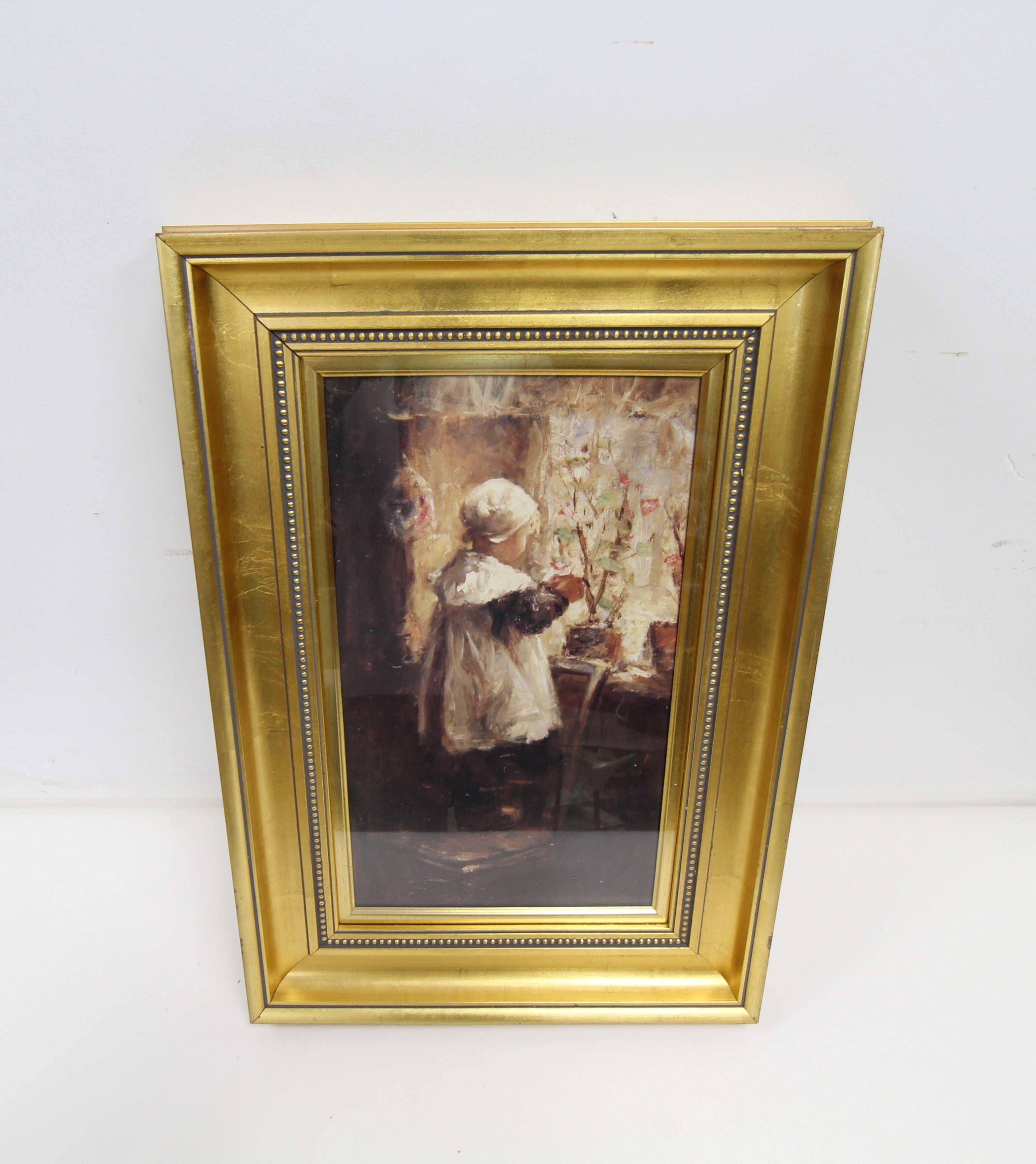 Framed Print of 'The Geranium' By Robert Gemmell Hutchison