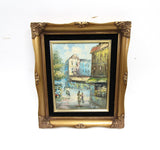 Pair of Small Framed Oil Paintings signed Bernard