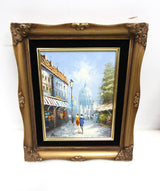 Pair of Small Framed Oil Paintings signed Bernard