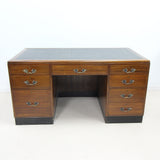 Rare Vintage Mahogany Writing Desk By Stephen & Sons Edinburgh