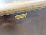 Rare Vintage Mahogany Writing Desk By Stephen & Sons Edinburgh