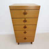 Vintage Teak Tallboy Chest of Drawers by Nathan