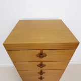 Vintage Teak Tallboy Chest of Drawers by Nathan