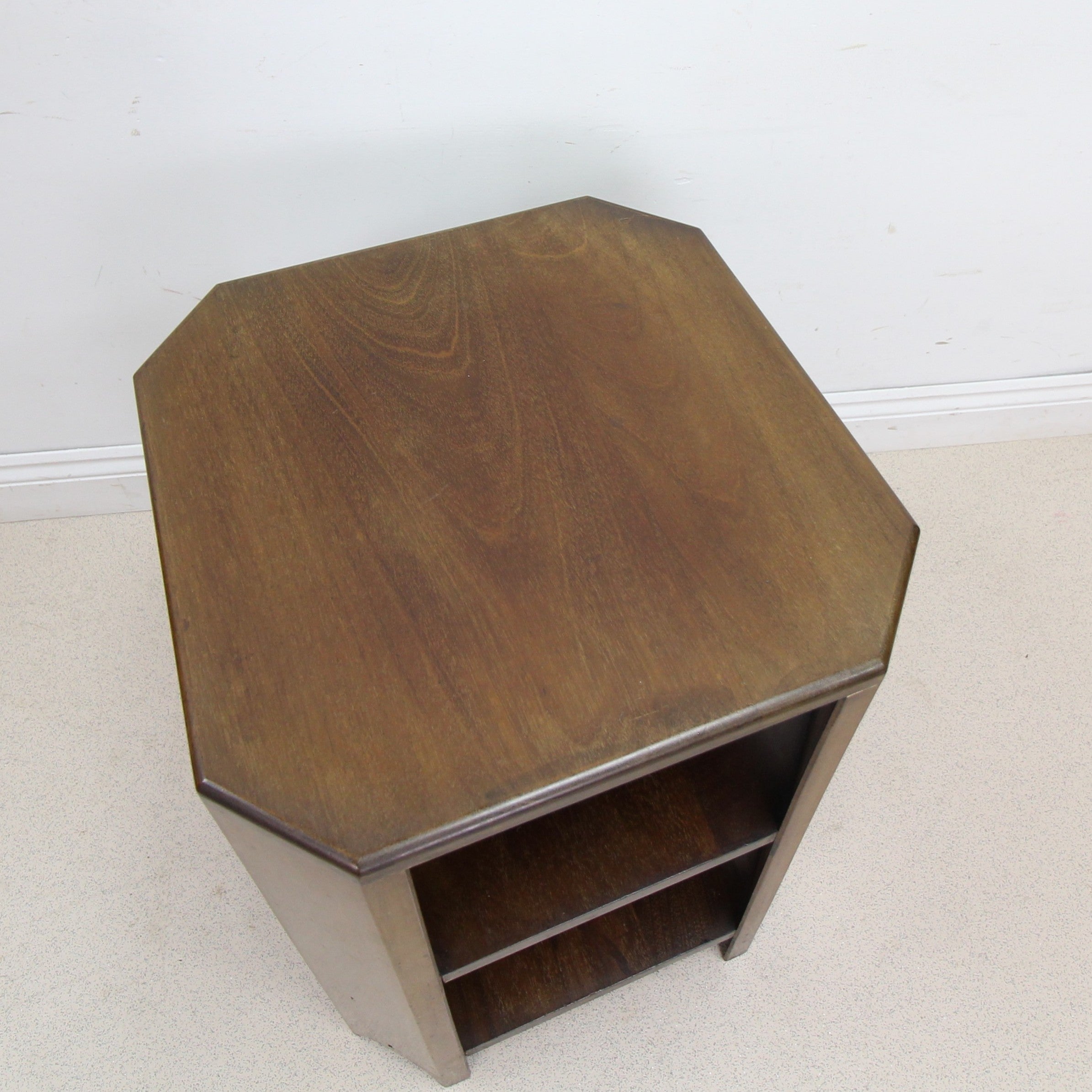 Art Deco 3 Tier Octagonal Side Table