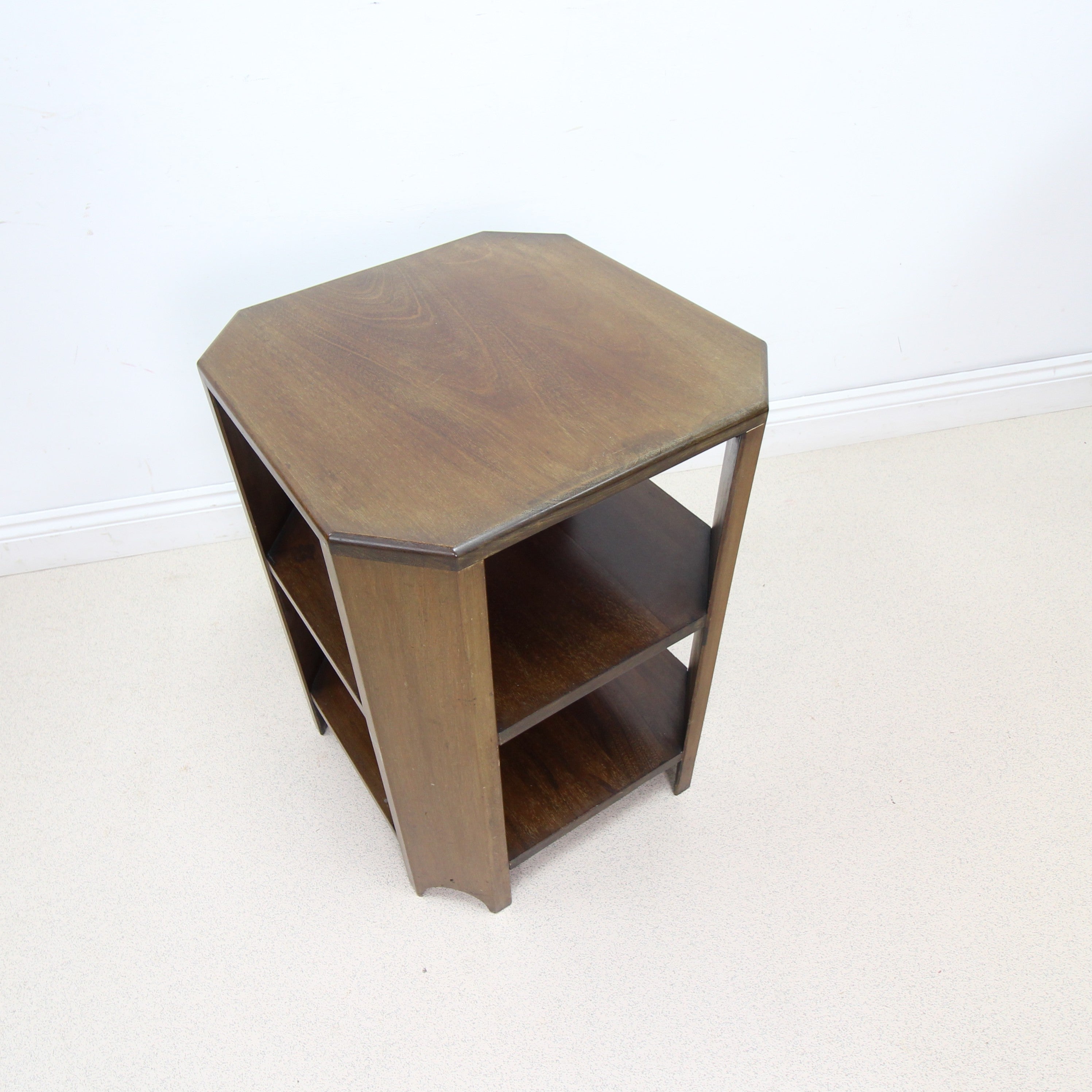 Art Deco 3 Tier Octagonal Side Table