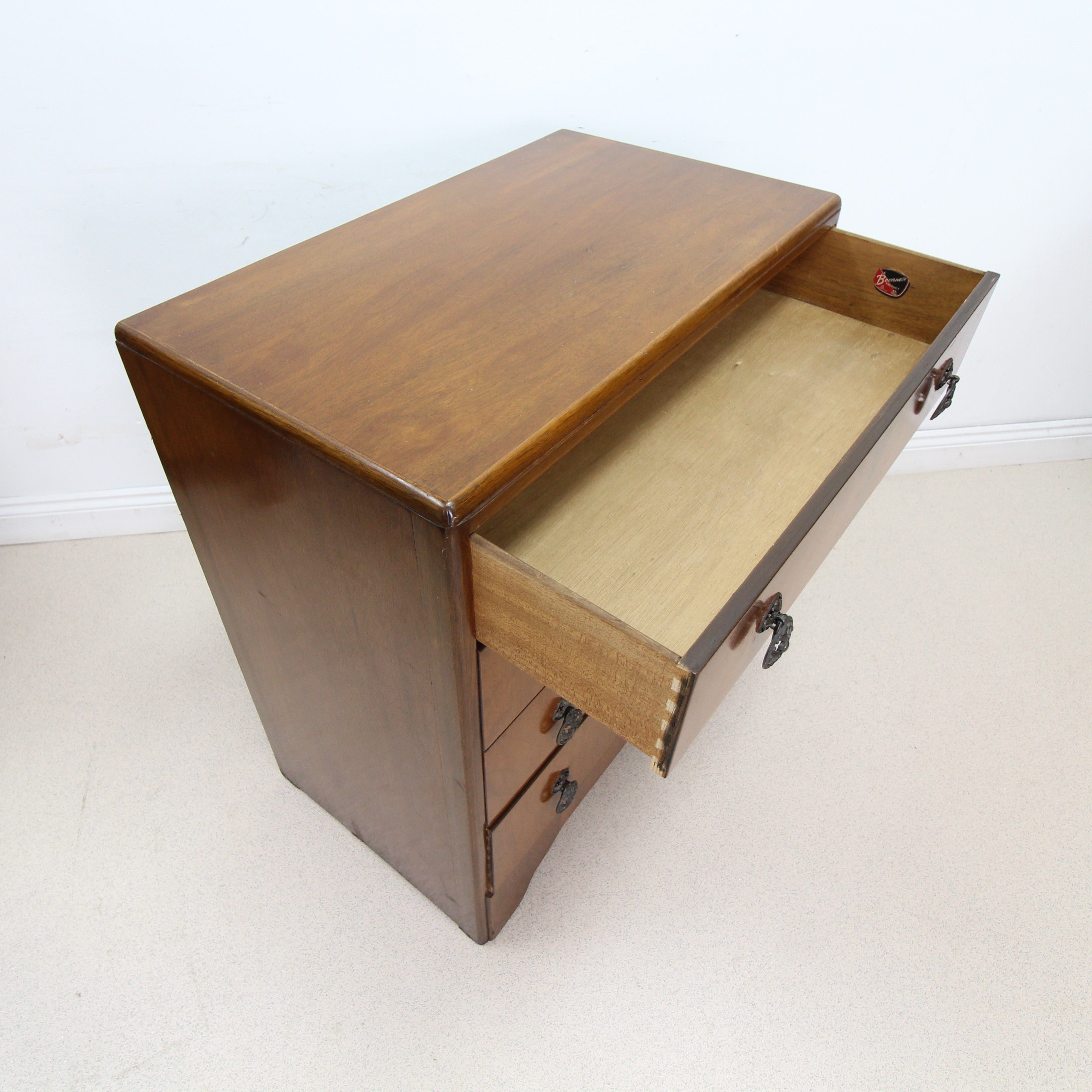 Mid Century 4 Drawer Chest of Drawers by Beeanese