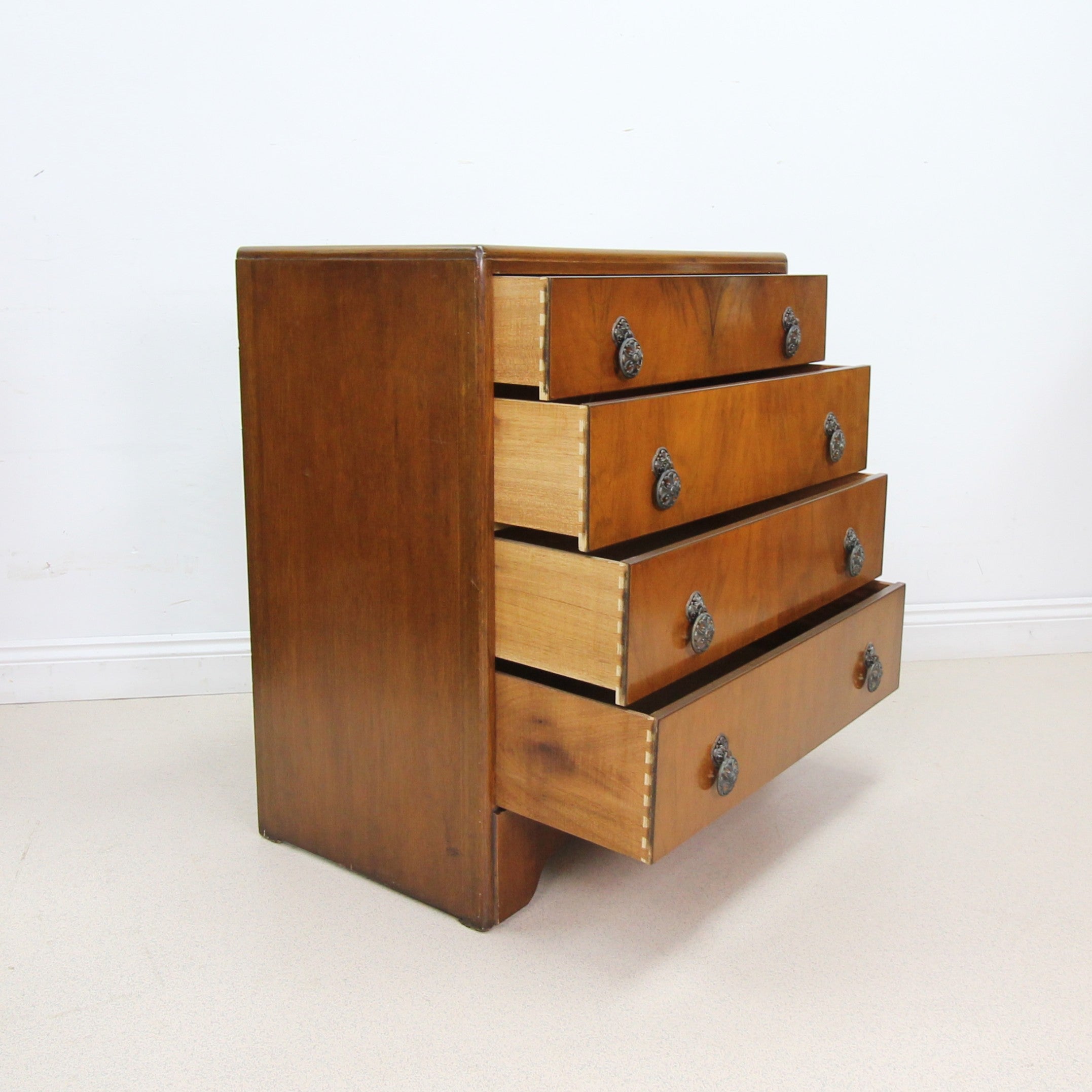 Mid Century 4 Drawer Chest of Drawers by Beeanese