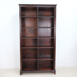 Reproduction Mahogany Open Bookcase