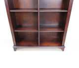 Reproduction Mahogany Open Bookcase