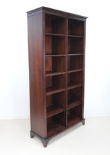 Reproduction Mahogany Open Bookcase