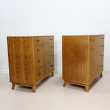 Set of 2 Mid century British Chest of Drawers by Vesper