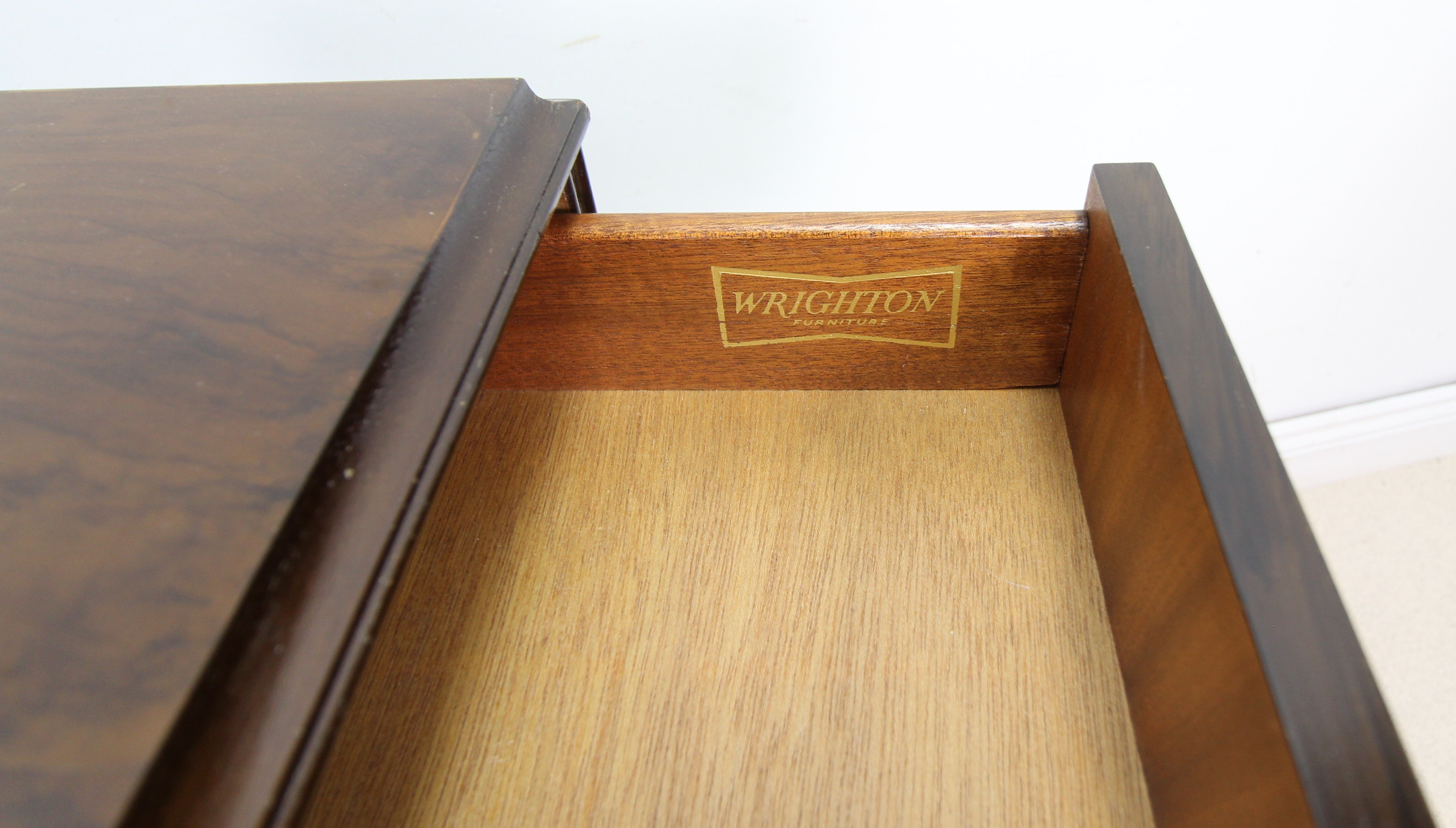 Pair of Vintage Style Bedside Cabinets by Wrighton Furniture