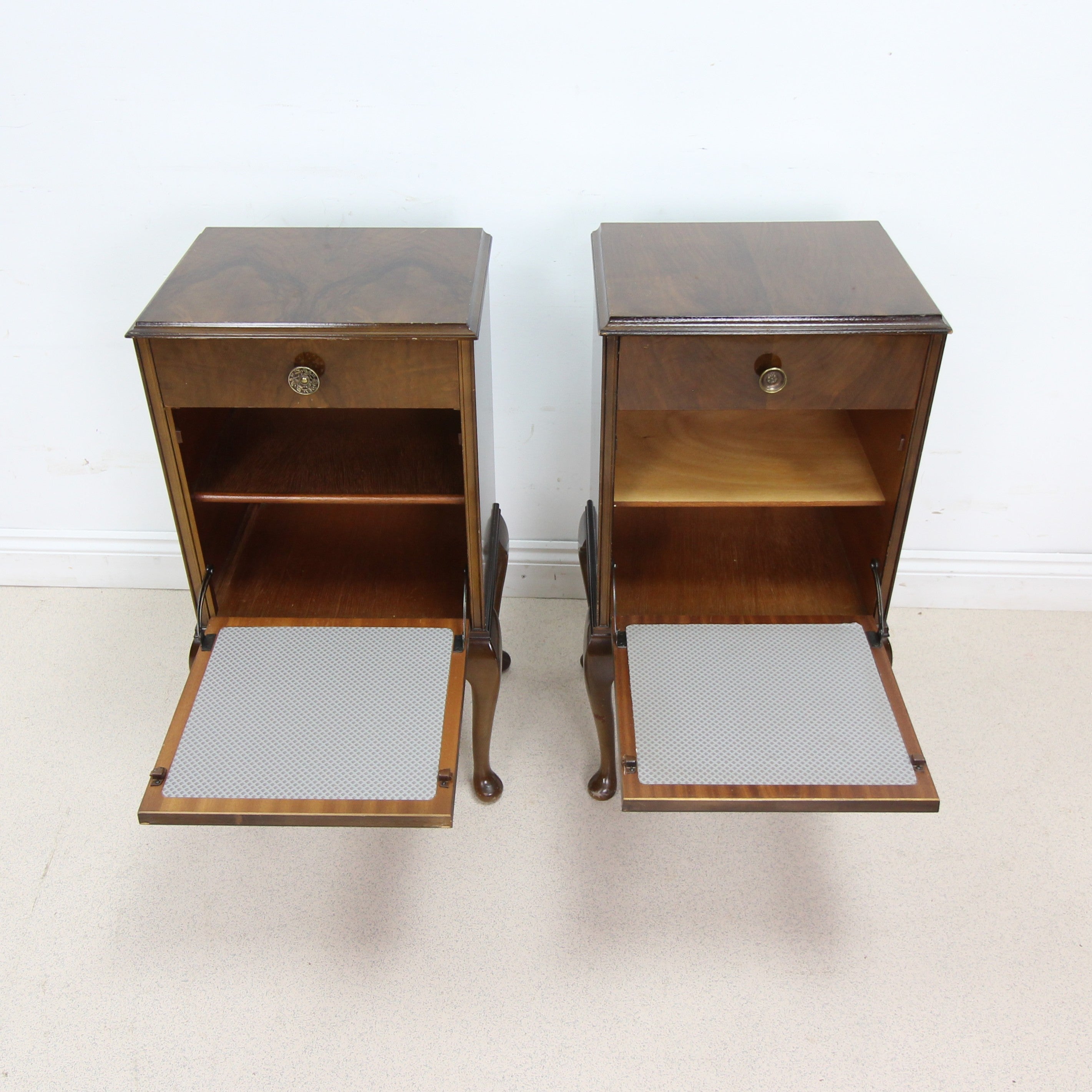 Pair of Vintage Style Bedside Cabinets by Wrighton Furniture