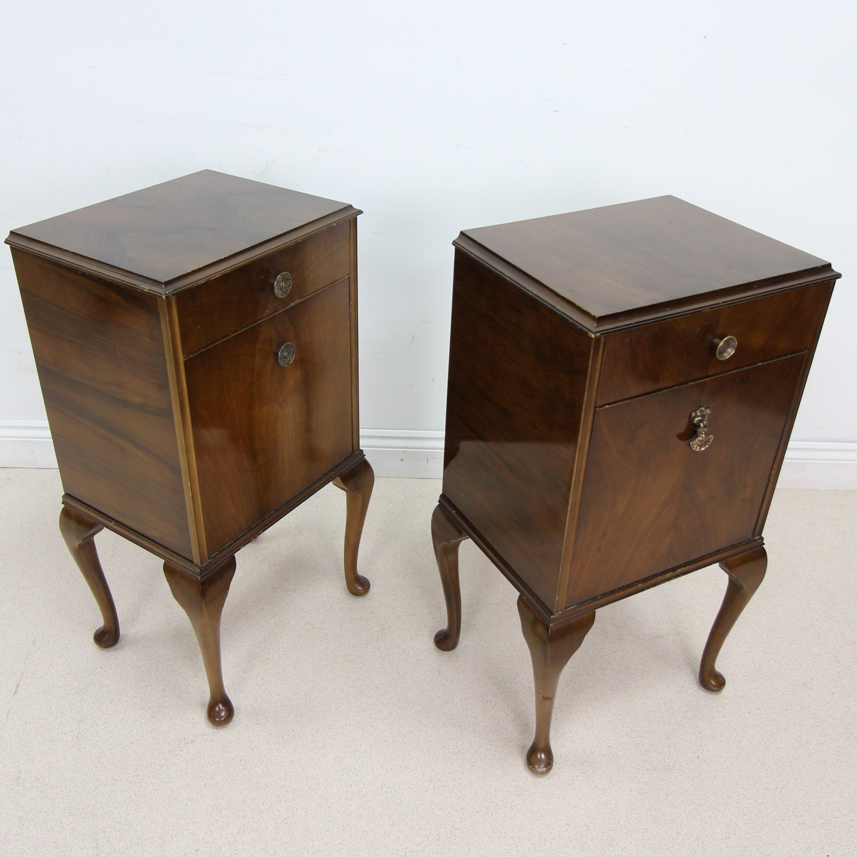 Pair of Vintage Style Bedside Cabinets by Wrighton Furniture