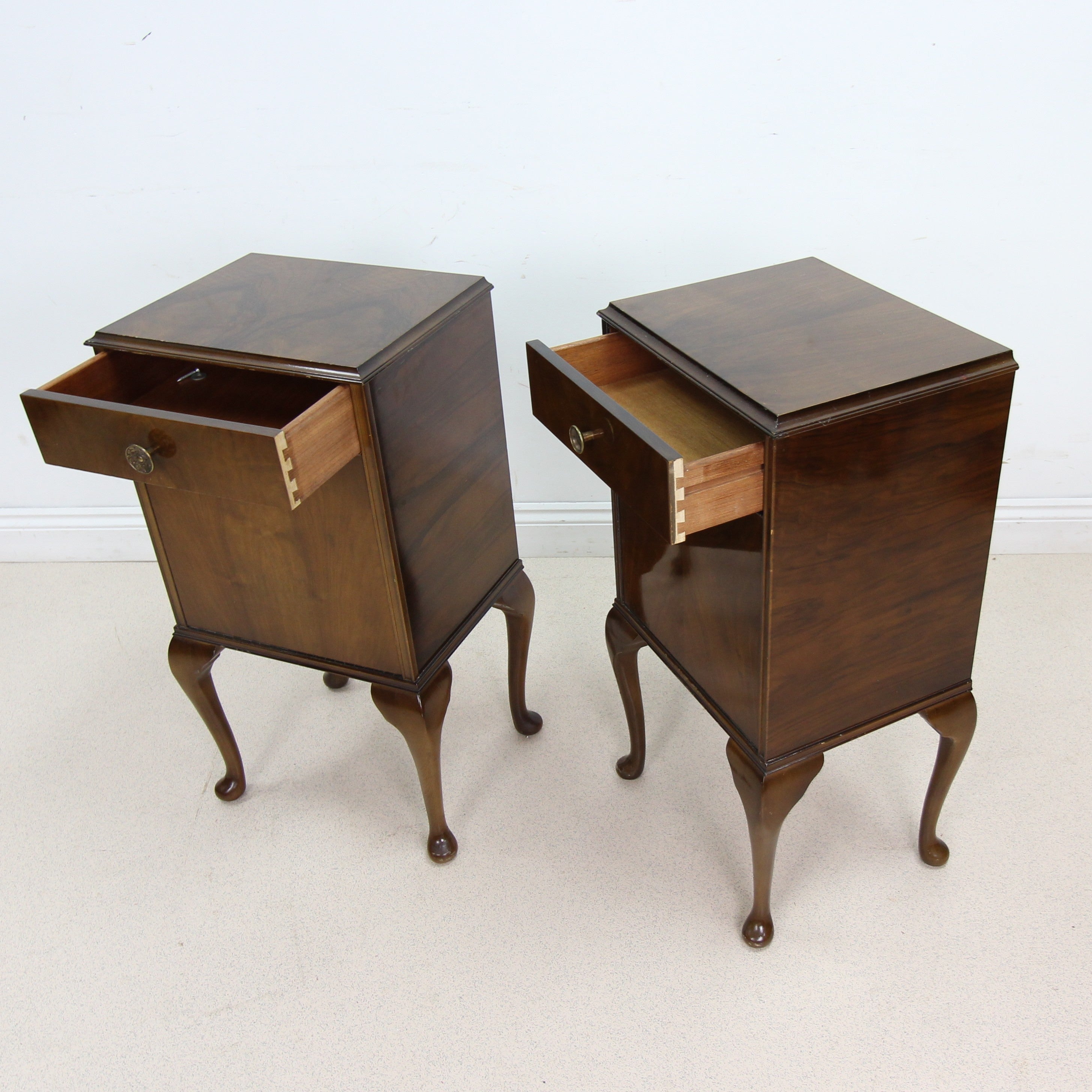 Pair of Vintage Style Bedside Cabinets by Wrighton Furniture