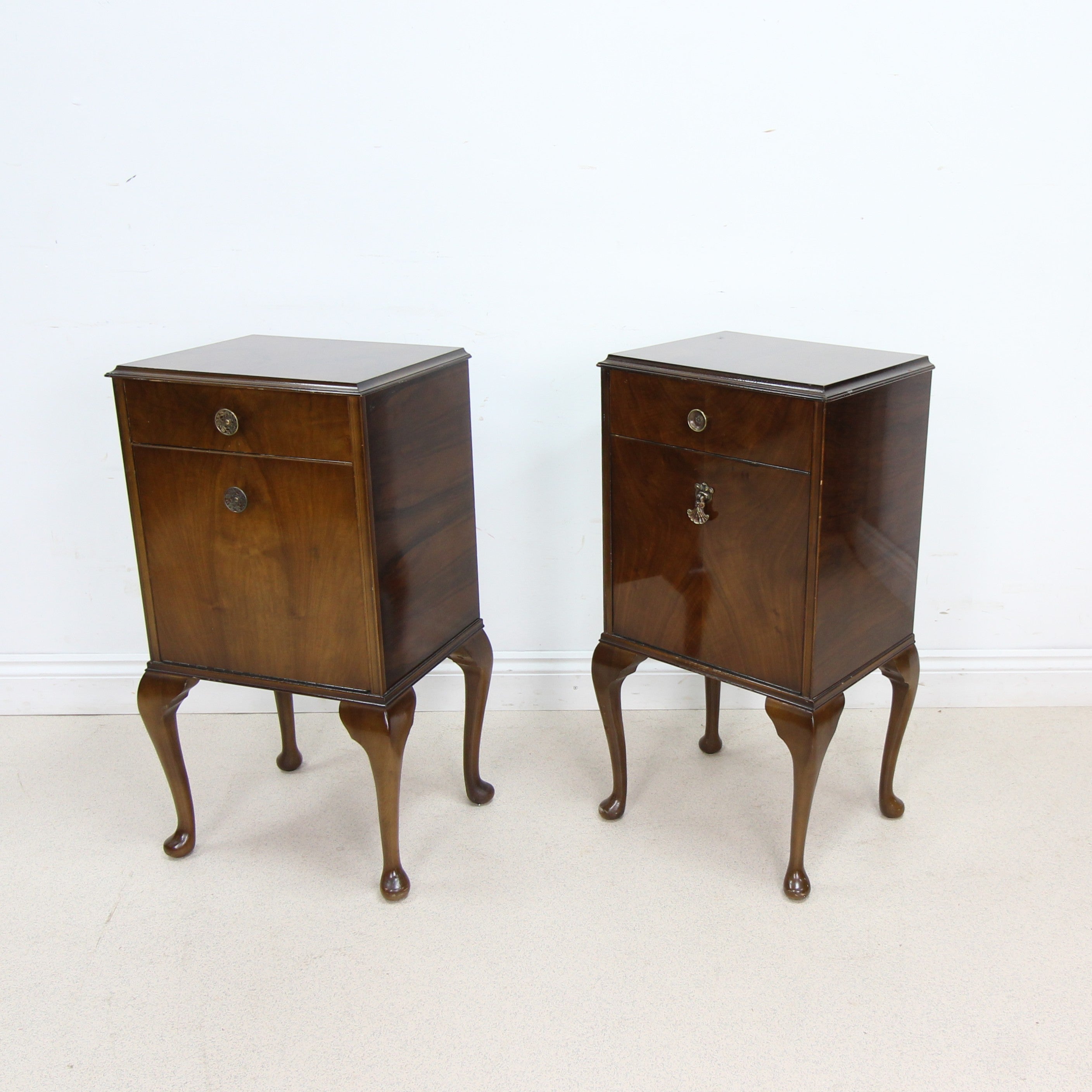 Pair of Vintage Style Bedside Cabinets by Wrighton Furniture