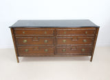 French Style Faux Bamboo Merchants Chest of Drawers / Sideboard by Stonehill Furniture
