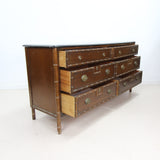 French Style Faux Bamboo Merchants Chest of Drawers / Sideboard by Stonehill Furniture