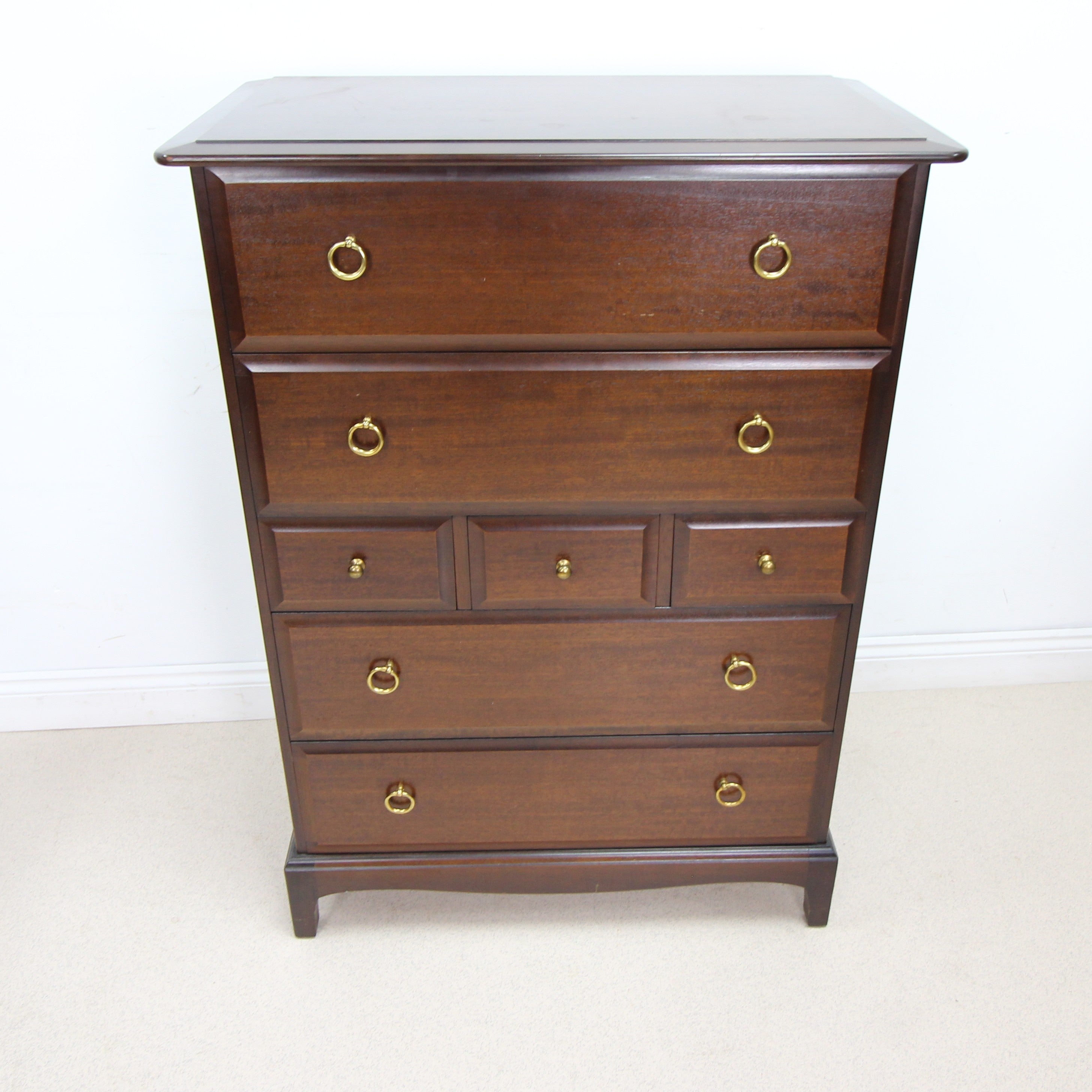 Stag Minstrel Tallboy 7 Drawer Chest of Drawers