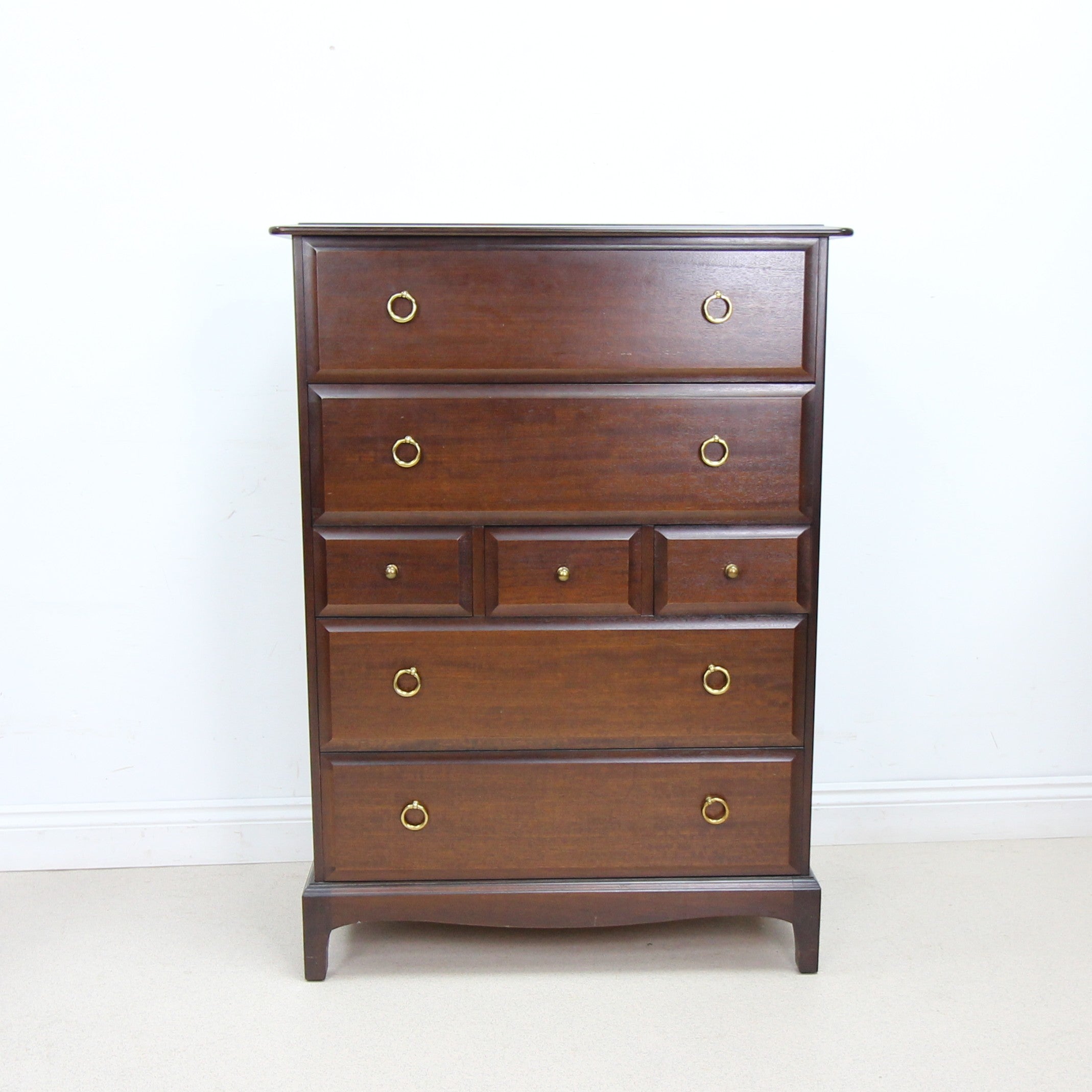 Stag Minstrel Tallboy 7 Drawer Chest of Drawers