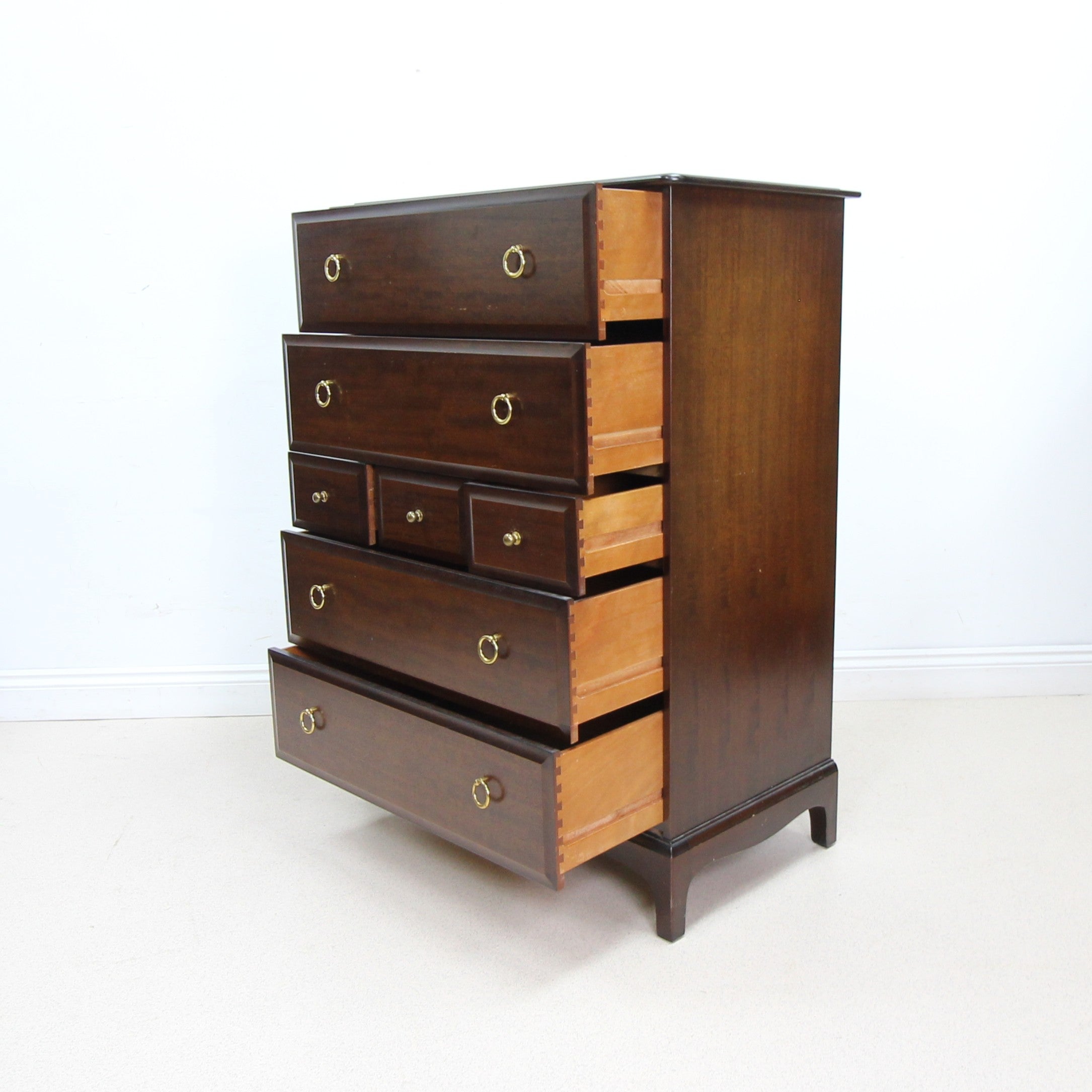 Stag Minstrel Tallboy 7 Drawer Chest of Drawers