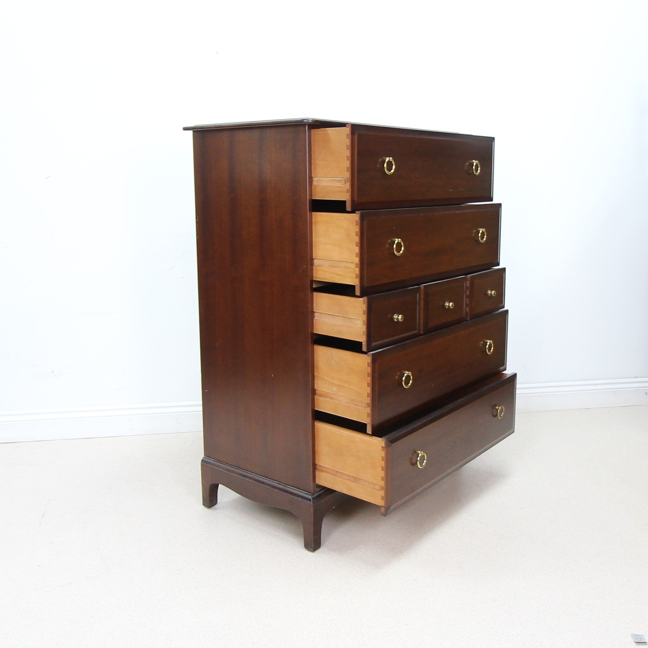 Stag Minstrel Tallboy 7 Drawer Chest of Drawers
