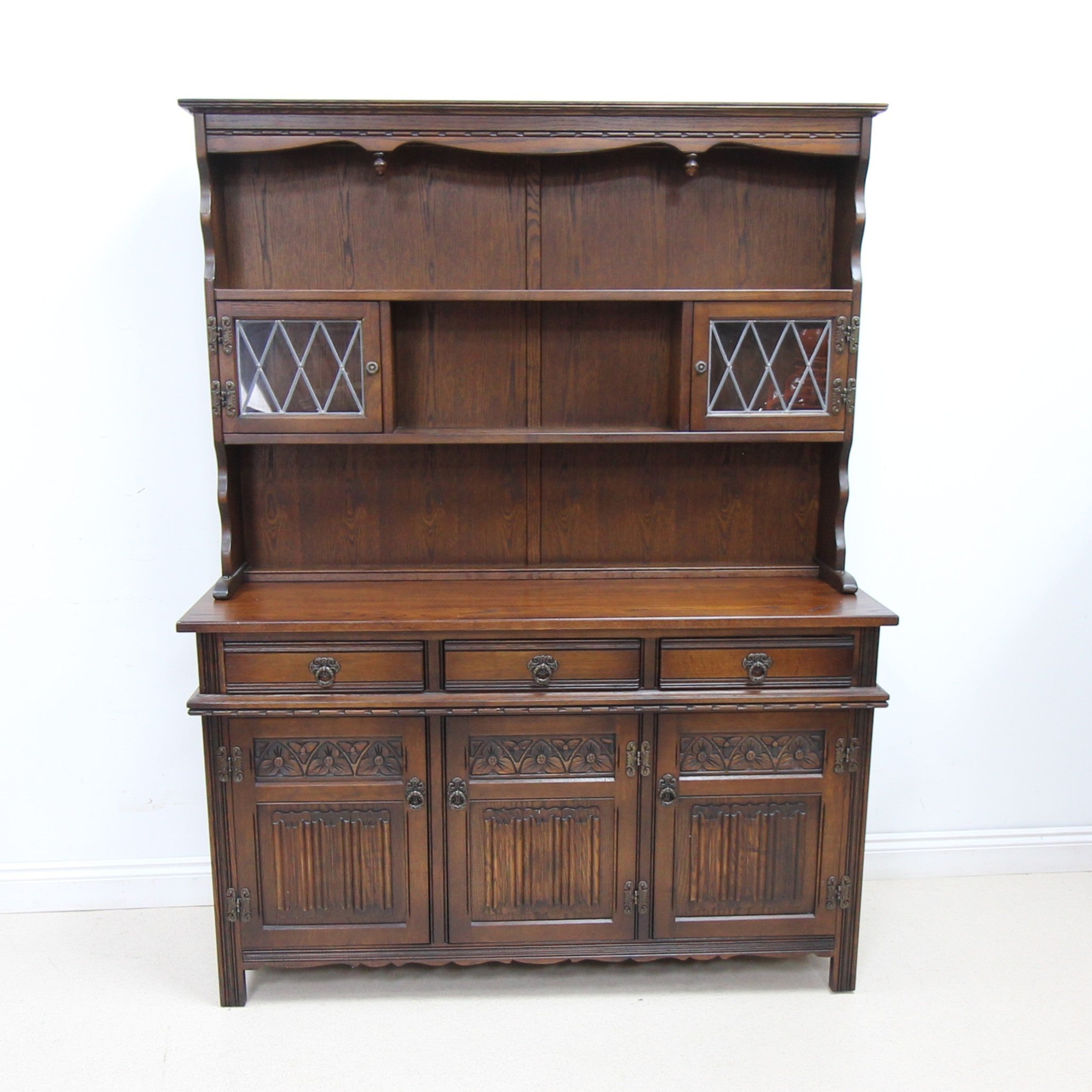 Solid Oak Old Charm Dresser by Wood Bros