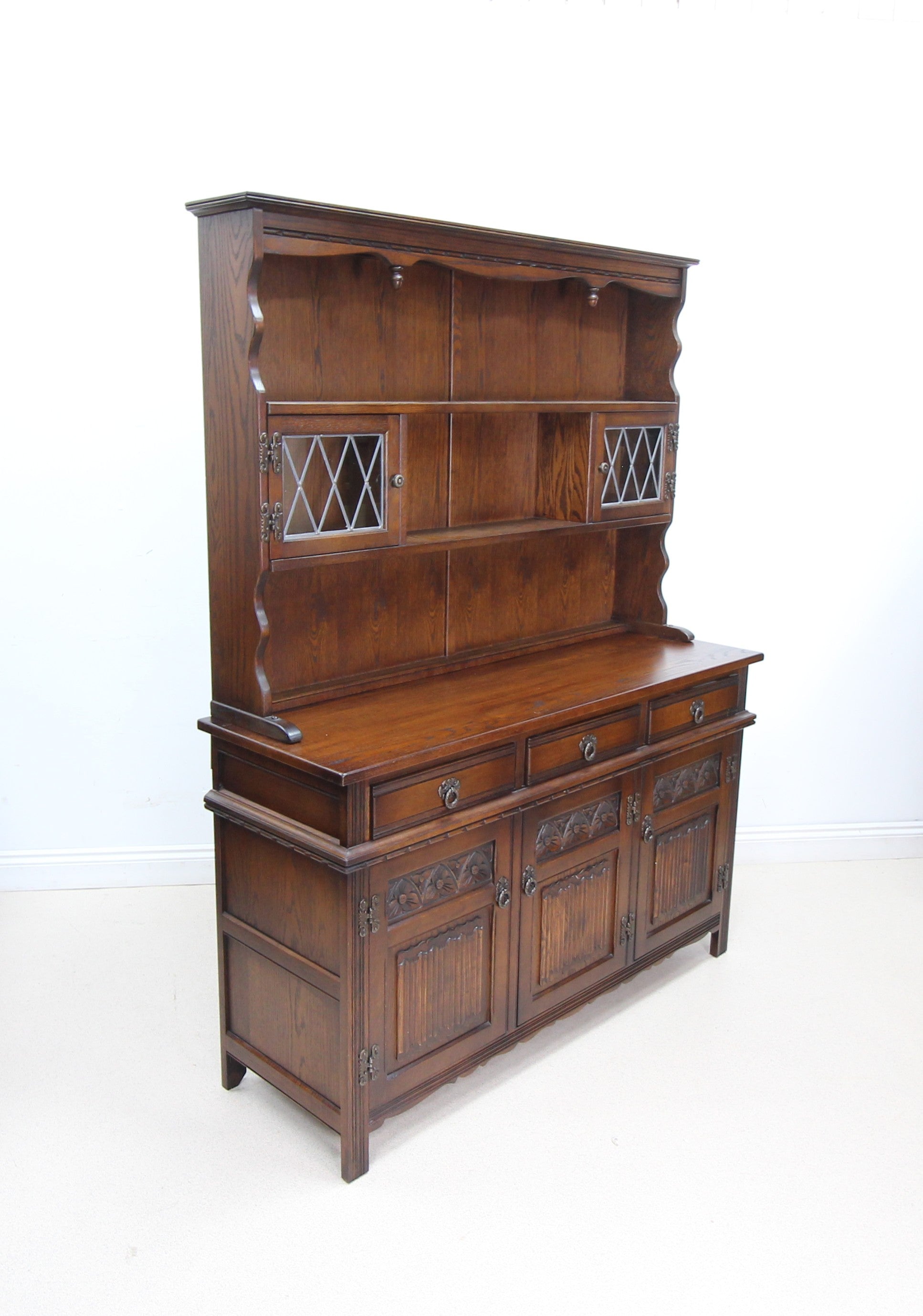 Solid Oak Old Charm Dresser by Wood Bros