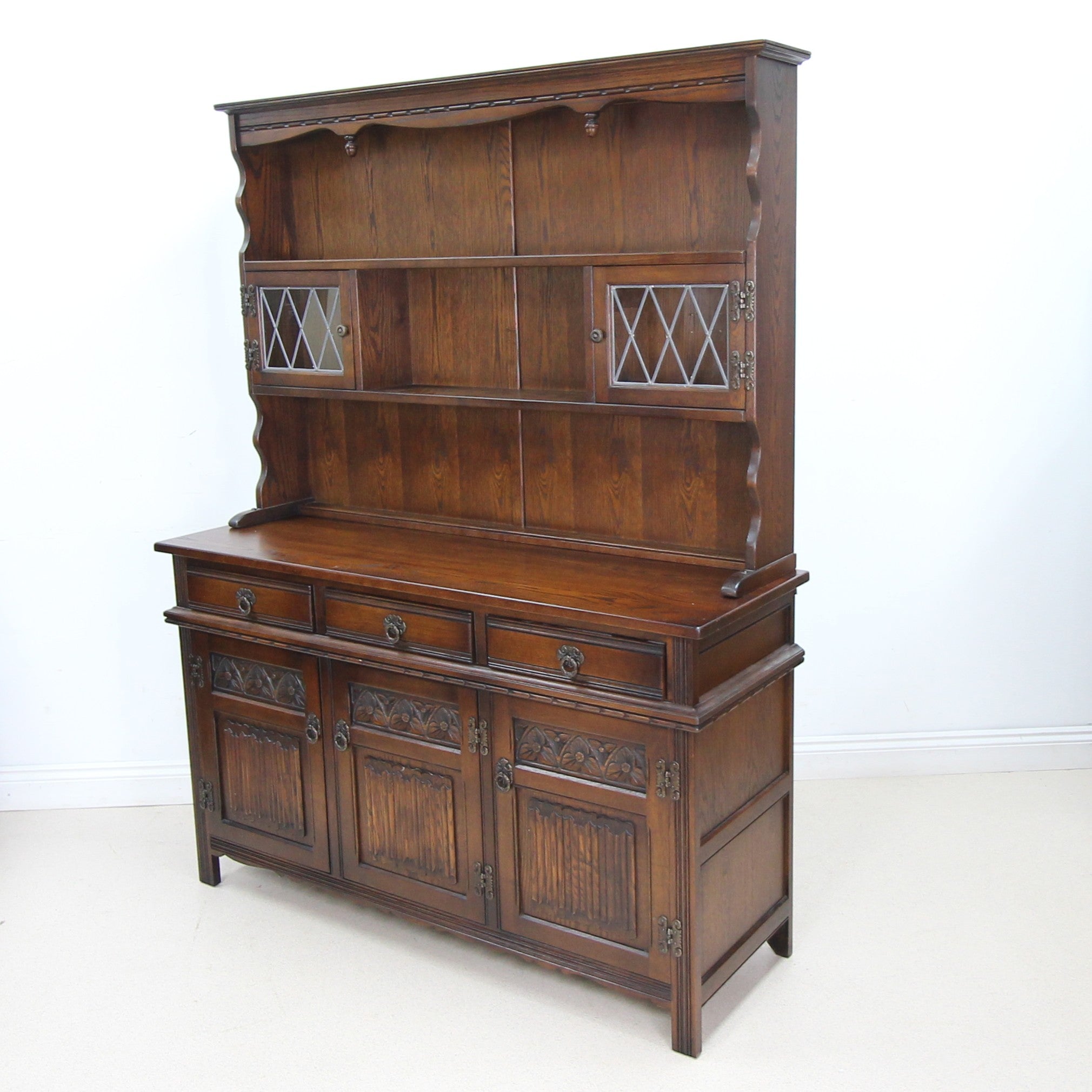 Solid Oak Old Charm Dresser by Wood Bros