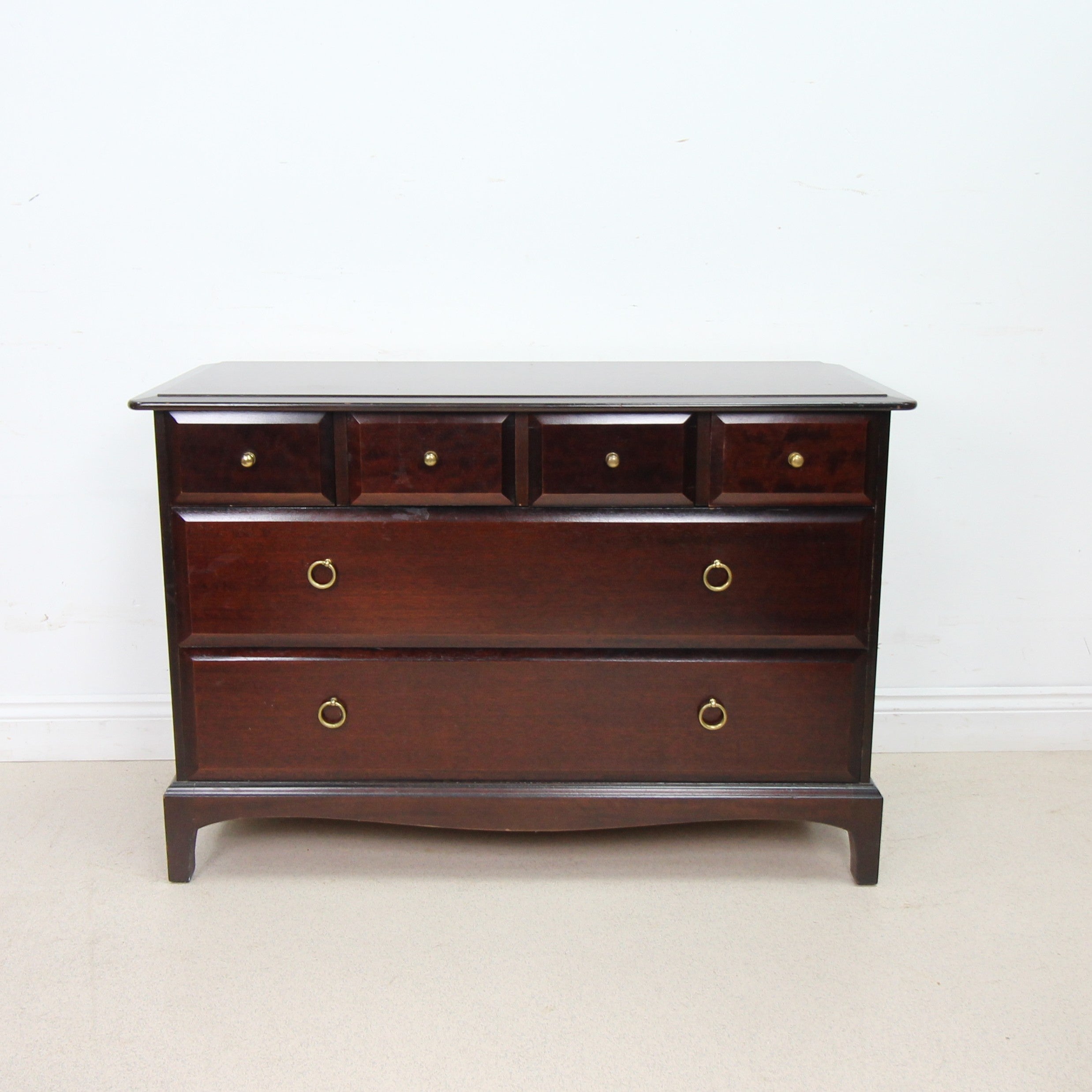 Vintage Stag Bedroom Set Chest Of Drawers And Bedsides